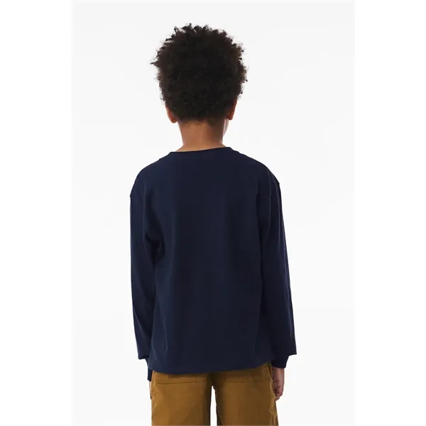 BELLA+CANVAS Youth 6-Ounce Heavyweight Long Sleeve Tee