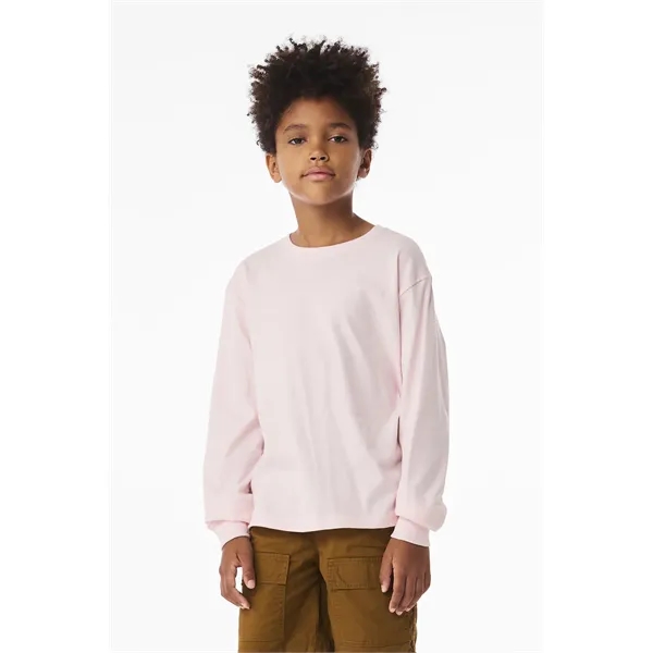 BELLA+CANVAS Youth 6-Ounce Heavyweight Long Sleeve Tee