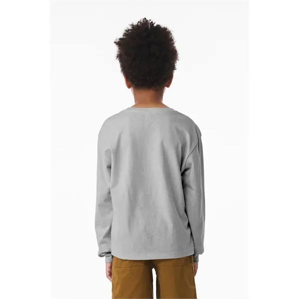 BELLA+CANVAS Youth 6-Ounce Heavyweight Long Sleeve Tee