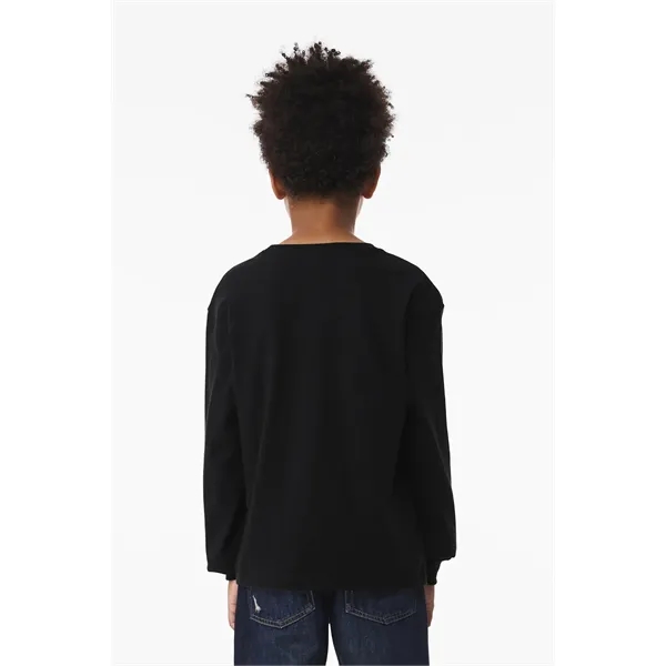BELLA+CANVAS Youth 6-Ounce Heavyweight Long Sleeve Tee