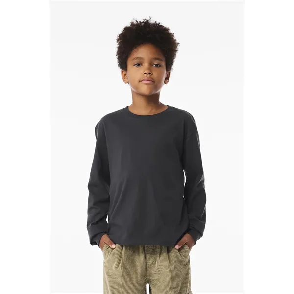 BELLA+CANVAS Youth 6-Ounce Heavyweight Long Sleeve Tee
