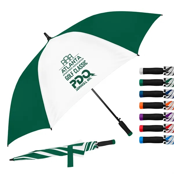 The Ultra Value Golf Umbrella - Auto-Open, 58" Arc - The Ultra Value Golf Umbrella - Auto-Open, 58" Arc - Image 0 of 13