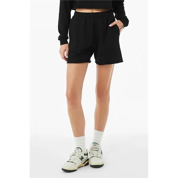 BELLA+CANVAS Women's Cutoff Sweatshort - BELLA+CANVAS Women's Cutoff Sweatshort - Image 4 of 28