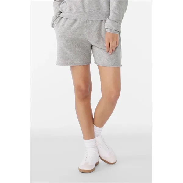 Custom BELLA+CANVAS Women's Cutoff Sweatshort