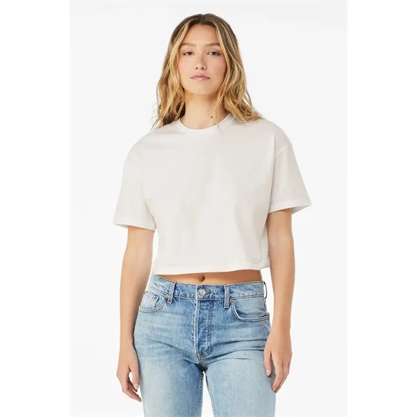 BELLA+CANVAS Women's Jersey Crop Tee - BELLA+CANVAS Women's Jersey Crop Tee - Image 4 of 7