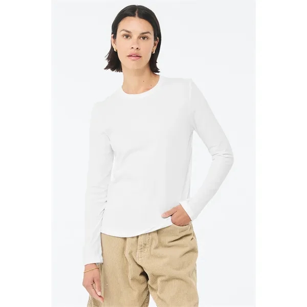 BELLA+CANVAS Women's Jersey Long Sleeve Tee - BELLA+CANVAS Women's Jersey Long Sleeve Tee - Image 4 of 5