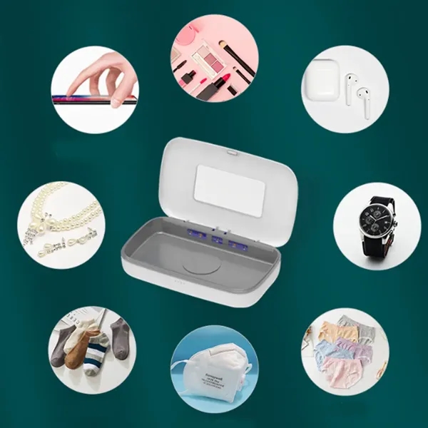 Multi-Function UV Phone Sanitizer with Wireless Charging - Multi-Function UV Phone Sanitizer with Wireless Charging - Image 4 of 5