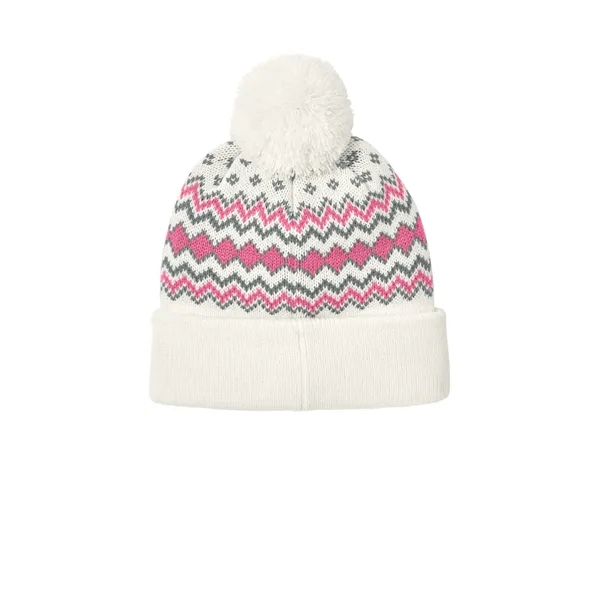 Port Authority Alpine Pom Beanie - Port Authority Alpine Pom Beanie - Image 4 of 10