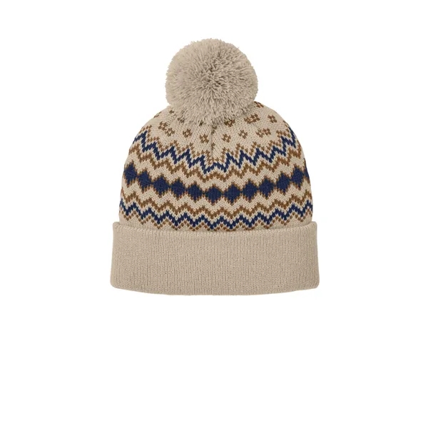 Port Authority Alpine Pom Beanie - Port Authority Alpine Pom Beanie - Image 5 of 10