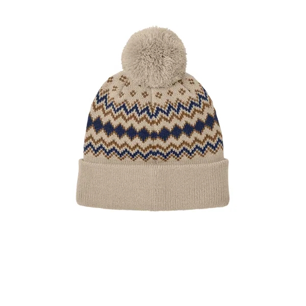 Port Authority Alpine Pom Beanie - Port Authority Alpine Pom Beanie - Image 6 of 10