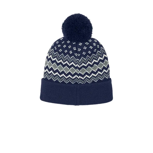 Port Authority Alpine Pom Beanie - Port Authority Alpine Pom Beanie - Image 8 of 10