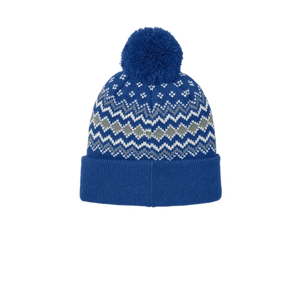 Port Authority Alpine Pom Beanie - Port Authority Alpine Pom Beanie - Image 10 of 10