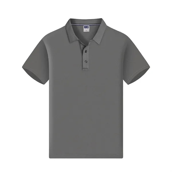Polo Shirt Quick-Dry Mesh Turn-Down Collar Short Sleeve - Polo Shirt Quick-Dry Mesh Turn-Down Collar Short Sleeve - Image 2 of 11
