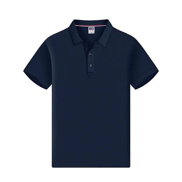 Polo Shirt Quick-Dry Mesh Turn-Down Collar Short Sleeve - Polo Shirt Quick-Dry Mesh Turn-Down Collar Short Sleeve - Image 4 of 11