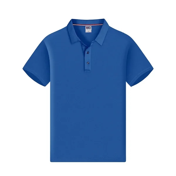 Polo Shirt Quick-Dry Mesh Turn-Down Collar Short Sleeve - Polo Shirt Quick-Dry Mesh Turn-Down Collar Short Sleeve - Image 5 of 11
