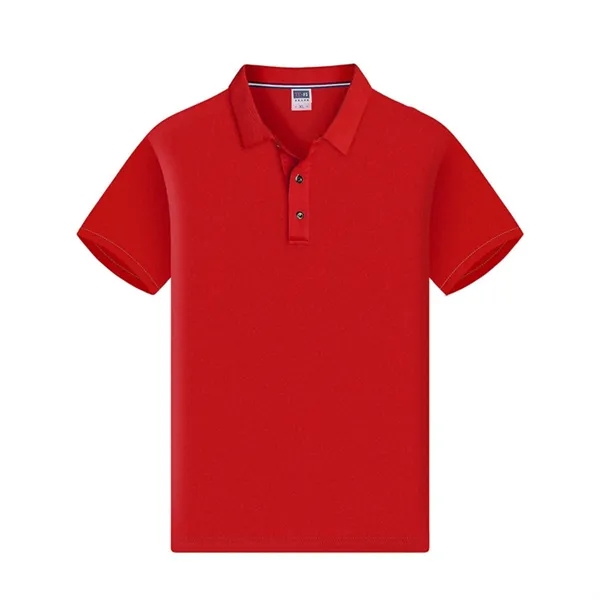 Polo Shirt Quick-Dry Mesh Turn-Down Collar Short Sleeve - Polo Shirt Quick-Dry Mesh Turn-Down Collar Short Sleeve - Image 7 of 11