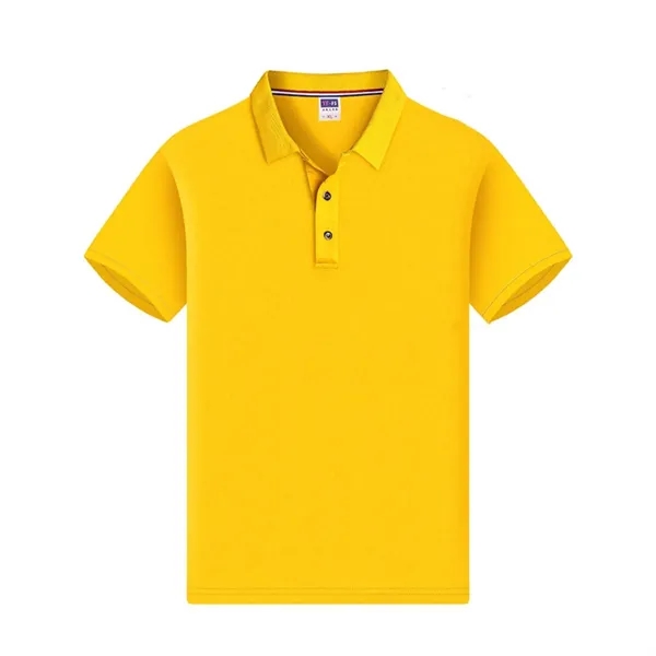 Polo Shirt Quick-Dry Mesh Turn-Down Collar Short Sleeve - Polo Shirt Quick-Dry Mesh Turn-Down Collar Short Sleeve - Image 10 of 11