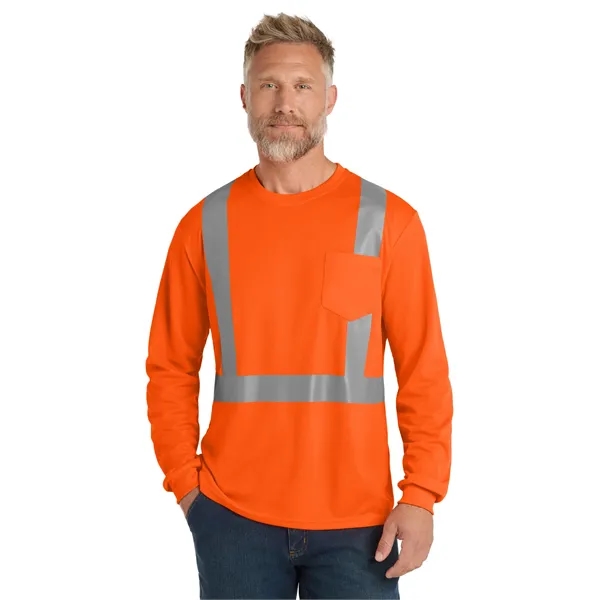 CornerStone ANSI 107 Class 2 Mesh Long Sleeve Tee. - CornerStone ANSI 107 Class 2 Mesh Long Sleeve Tee. - Image 0 of 10