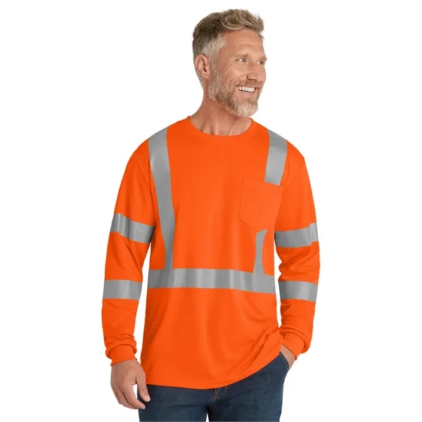 CornerStone ANSI 107 Class 3 Mesh Long Sleeve Tee. - CornerStone ANSI 107 Class 3 Mesh Long Sleeve Tee. - Image 0 of 10