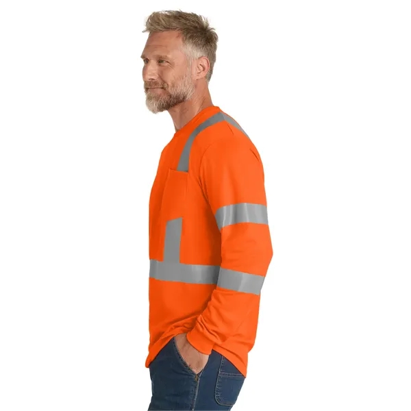 CornerStone ANSI 107 Class 3 Mesh Long Sleeve Tee. - CornerStone ANSI 107 Class 3 Mesh Long Sleeve Tee. - Image 2 of 10
