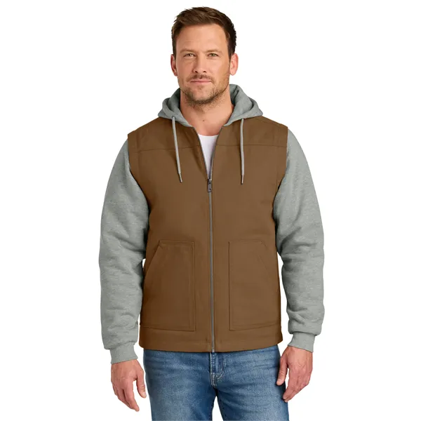 CornerStone Duck Fleece Full-Zip Hooded Jacket - CornerStone Duck Fleece Full-Zip Hooded Jacket - Image 5 of 14