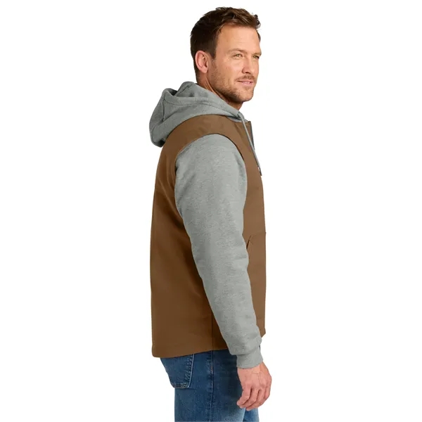 CornerStone Duck Fleece Full-Zip Hooded Jacket - CornerStone Duck Fleece Full-Zip Hooded Jacket - Image 7 of 14