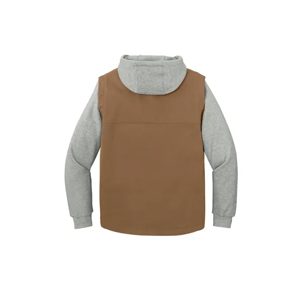 CornerStone Duck Fleece Full-Zip Hooded Jacket - CornerStone Duck Fleece Full-Zip Hooded Jacket - Image 9 of 14