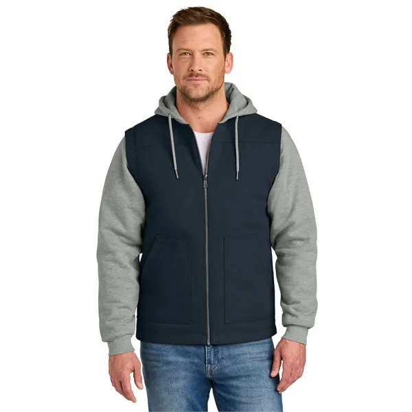 CornerStone Duck Fleece Full-Zip Hooded Jacket - CornerStone Duck Fleece Full-Zip Hooded Jacket - Image 10 of 14