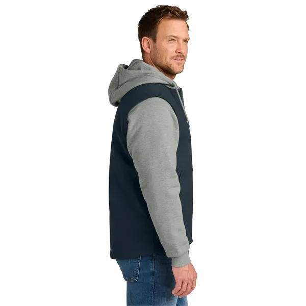 CornerStone Duck Fleece Full-Zip Hooded Jacket - CornerStone Duck Fleece Full-Zip Hooded Jacket - Image 12 of 14