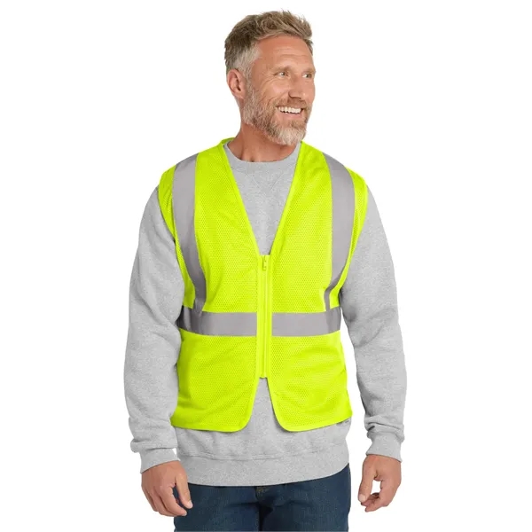 CornerStone ANSI 107 Class 2 Economy Mesh Zippered Vest. - CornerStone ANSI 107 Class 2 Economy Mesh Zippered Vest. - Image 5 of 10