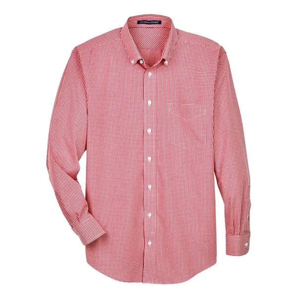 Devon & Jones Men's Crown Collection® Gingham Check Woven... - Devon & Jones Men's Crown Collection® Gingham Check Woven... - Image 7 of 10