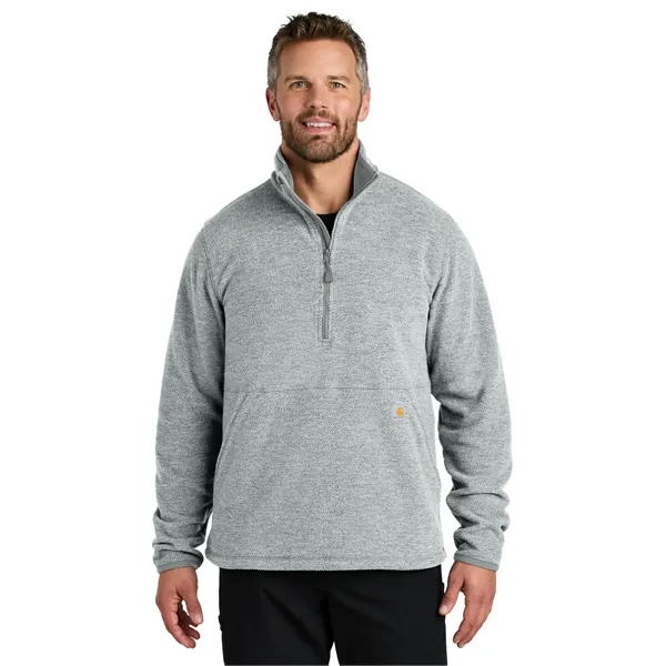 Carhartt Textured 1/2-Zip Fleece Jacket - Carhartt Textured 1/2-Zip Fleece Jacket - Image 9 of 19