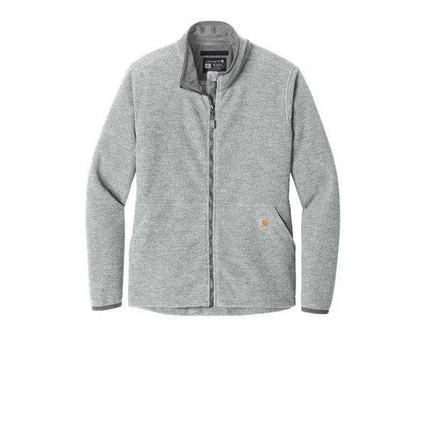 Carhartt Women's Textured Full-Zip Fleece Jacket - Carhartt Women's Textured Full-Zip Fleece Jacket - Image 6 of 13