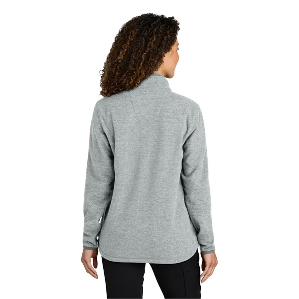 Carhartt Women's Textured Full-Zip Fleece Jacket - Carhartt Women's Textured Full-Zip Fleece Jacket - Image 10 of 13