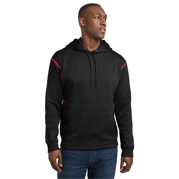 Sport-Tek Tech Fleece Colorblock Hooded Sweatshirt. - Sport-Tek Tech Fleece Colorblock Hooded Sweatshirt. - Image 18 of 44