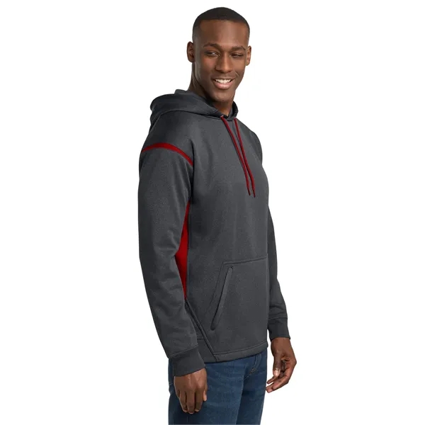 Sport-Tek Tech Fleece Colorblock Hooded Sweatshirt. - Sport-Tek Tech Fleece Colorblock Hooded Sweatshirt. - Image 35 of 44