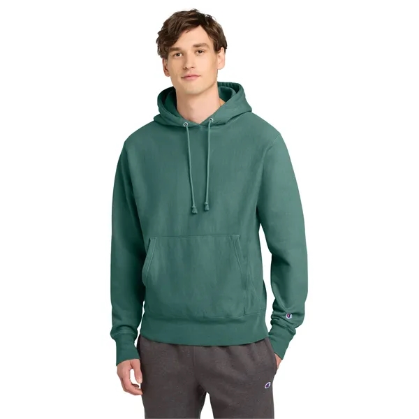 Champion Reverse Weave Garment-Dyed Hooded Sweatshirt. - Champion Reverse Weave Garment-Dyed Hooded Sweatshirt. - Image 0 of 40