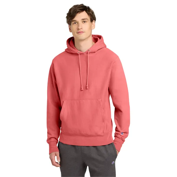 Champion Reverse Weave Garment-Dyed Hooded Sweatshirt. - Champion Reverse Weave Garment-Dyed Hooded Sweatshirt. - Image 11 of 40