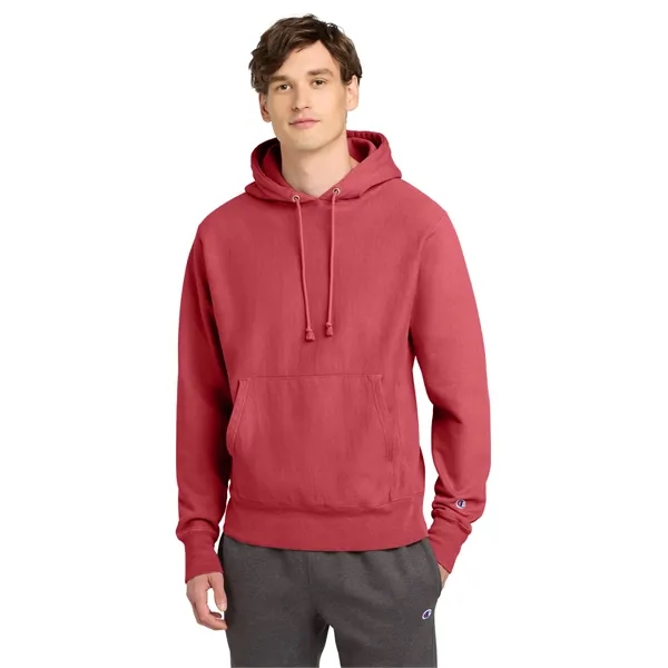 Champion Reverse Weave Garment-Dyed Hooded Sweatshirt. - Champion Reverse Weave Garment-Dyed Hooded Sweatshirt. - Image 16 of 40