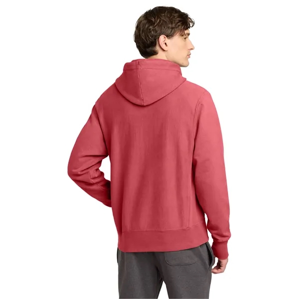 Champion Reverse Weave Garment-Dyed Hooded Sweatshirt. - Champion Reverse Weave Garment-Dyed Hooded Sweatshirt. - Image 17 of 40
