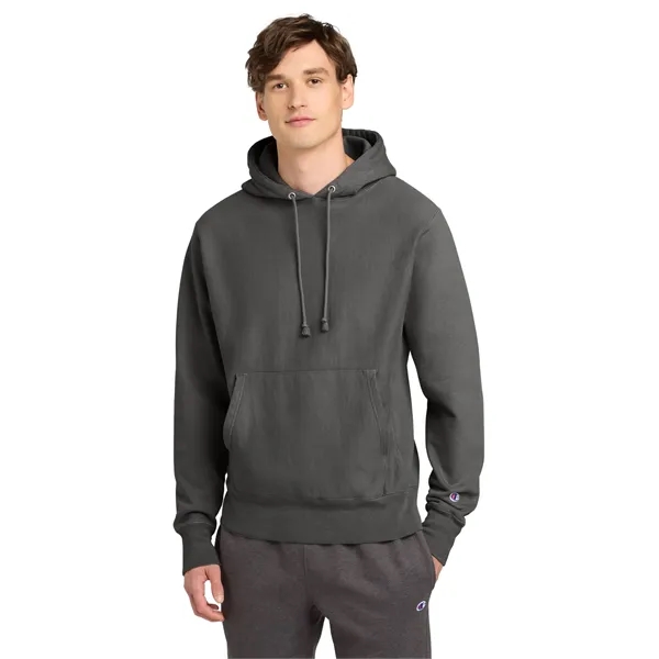 Champion Reverse Weave Garment-Dyed Hooded Sweatshirt. - Champion Reverse Weave Garment-Dyed Hooded Sweatshirt. - Image 25 of 40