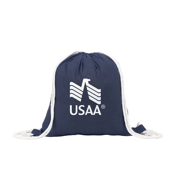 Recycled Threads Drawstring Bag - Recycled Threads Drawstring Bag - Image 8 of 16