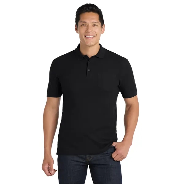 Port Authority Core Classic Pique Pocket Polo.