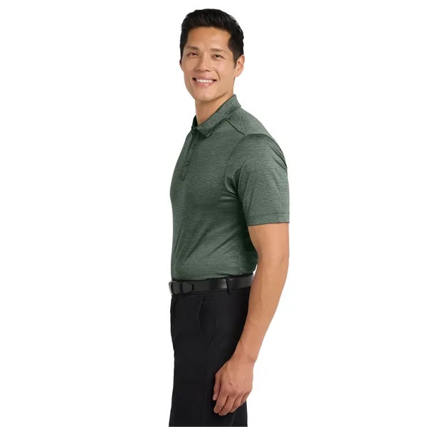 Port Authority Shadow Stripe Polo. - Port Authority Shadow Stripe Polo. - Image 12 of 24