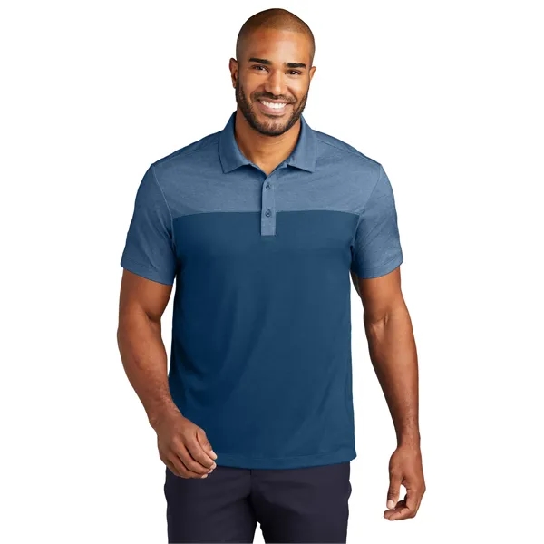 Port Authority Fine Pique Blend Blocked Polo - Port Authority Fine Pique Blend Blocked Polo - Image 0 of 14