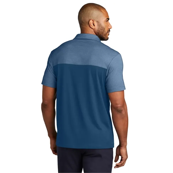 Port Authority Fine Pique Blend Blocked Polo - Port Authority Fine Pique Blend Blocked Polo - Image 1 of 14