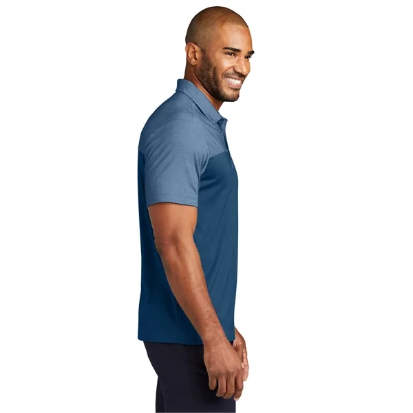 Port Authority Fine Pique Blend Blocked Polo - Port Authority Fine Pique Blend Blocked Polo - Image 2 of 14