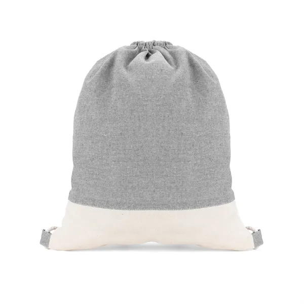 TwinTone Recycled Cotton Drawstring Bag - TwinTone Recycled Cotton Drawstring Bag - Image 8 of 12