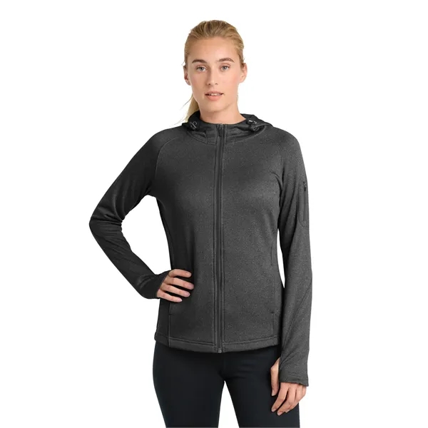 Sport-Tek Women's Tech Fleece Full-Zip Hooded Jacket. - Sport-Tek Women's Tech Fleece Full-Zip Hooded Jacket. - Image 13 of 25