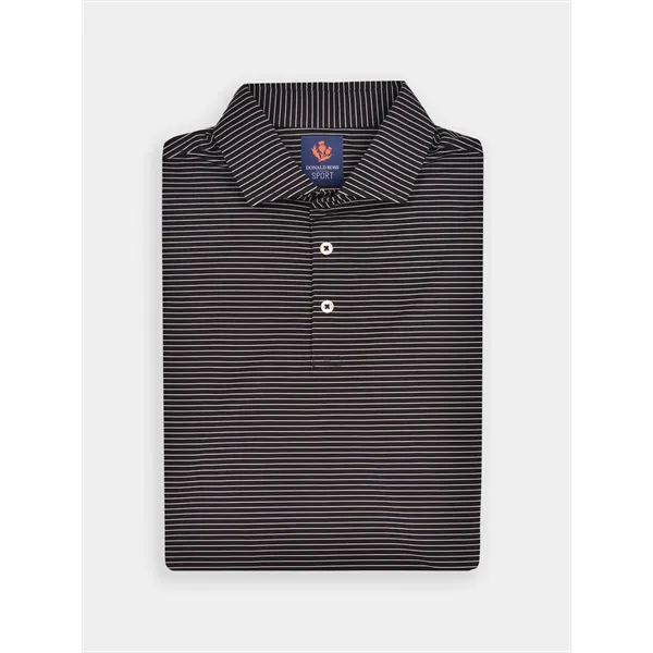 Donald Ross Clark Jersey Micro Stripe Polo - Donald Ross Clark Jersey Micro Stripe Polo - Image 0 of 3